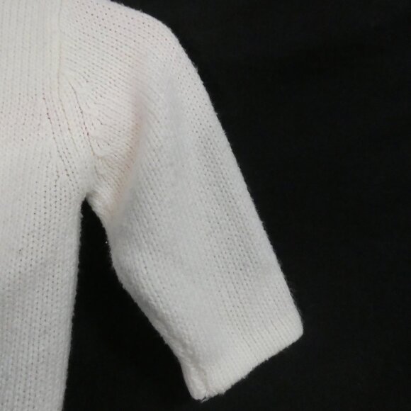 Y2K - OLD NAVY - 3-6 months | Button-Up Knit Cardigan | Faux Fur Collar - Picture 11 of 13